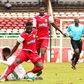 Kenya Police defender Musa Mohamed in action against Gor Mahia.