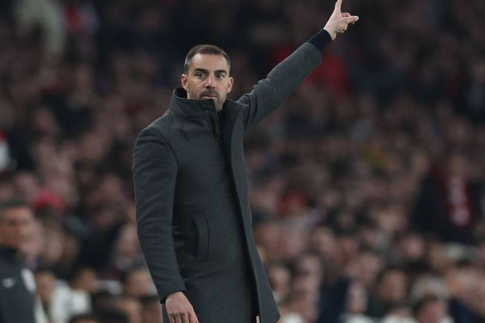 Southampton manager Ruben Selles at Emirates.