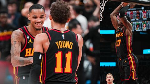Okongwu in action, as Trae Young inspires Atlanta Hawks to Game 3 win against Boston Celtics.