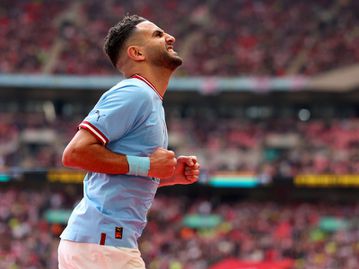 Mahrez keeps Manchester City treble dream alive with FA Cup hattrick