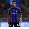 Lautaro Martinez of Inter Milan in a Champions League action.