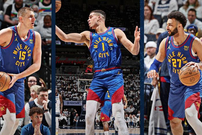 Nikola Jokic dropped a triple-double of 20 points, 11 rebounds, and 12 assists in a monster performance.