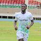 Austin Odhiambo celebrates his goal during Gor Mahia's 1-0 win over Kenya Police at the Kasarani Stadium on Saturday.