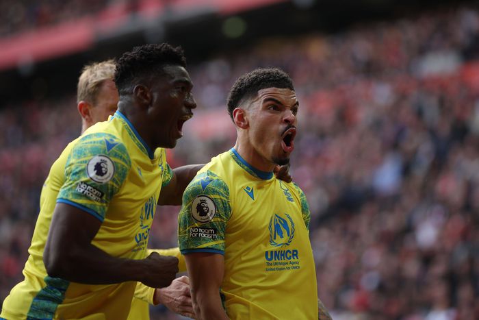 Taiwo Awoniyi scored ten goals in his debut Premier League season