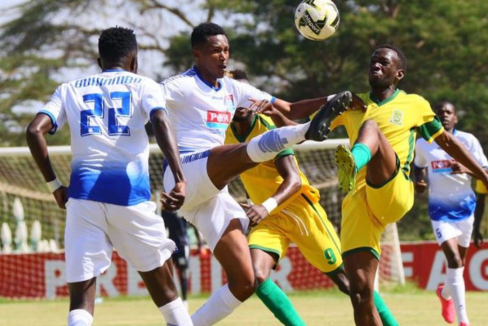 Mathare United vs Posta Rangers in FKF PL action.