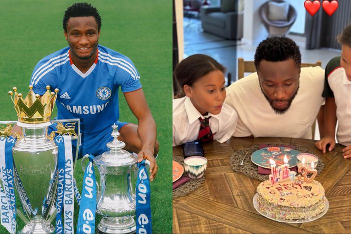 Chelsea and FIFA praise Super Eagles of Nigeria legend Mikel Obi as he celebrates 37 with cake.