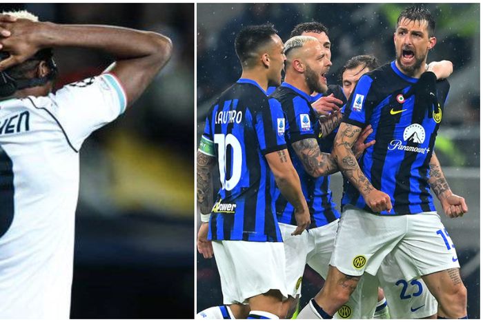 Inter Milan replace Osimhen and Napoli as Italian champions.