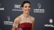 Barcelona's Aitana Bonmati becomes first footballer to win Laureus Sportswoman of the Year