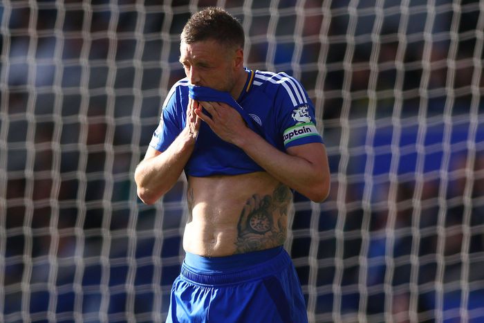 Jamie Vardy's Leicester City future is hanging in the balance.