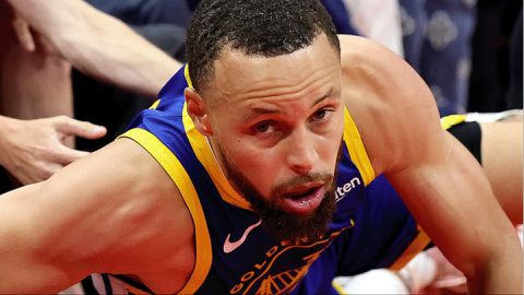 In Game 1 of the NBA Playoffs, the Golden State Warriors defeated the Houston Rockets while the Cleveland Cavaliers routed the Miami Heat.