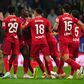 players protesting to the referee after the red card to Chrisantus Uche during the La Liga EA Sports match between RCD Espanyol and Getafe CF played at RCDE Stadium on April 18, 2025 in Barcelona, Spain. kpng Copyright: xBaguxBlancox xPRESSINPHOTOx