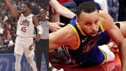 NBA Playoffs: Warriors stun Rockets, Cavaliers blow out Heat