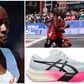 John Korir edged out Alphonce Simbu and Cybrian Kotut donning the    Asics Metaspeed Sky Paris.