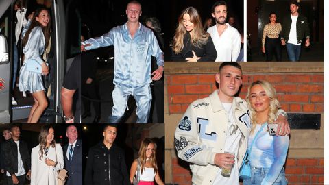 Erling Haaland and girlfriend lead Manchester City stars to title celebration party