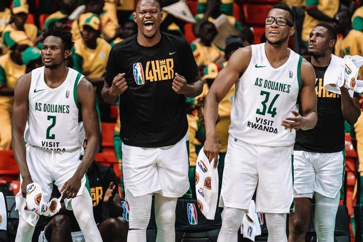 AS Douanes guard Samba Fall says they cannot go back home without Basketball Africa League trophy