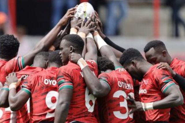 Kenya Sevens in action.
