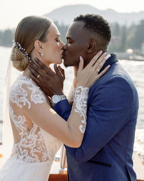 Super Eagles of Nigeria legend Obinna Nsofor names new baby with Anastasija Radi.