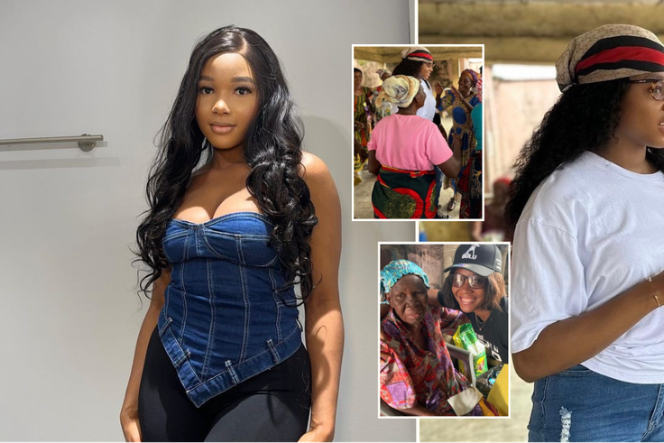 Cynthia Jenewari, the fiancée of Super Eagles defender Samuel Kalu, continues to inspire thousands through her initiative aimed at supporting the elderly