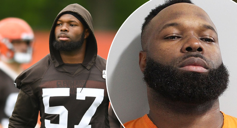 Ridiculous! Ex-NFL star arrested by police for leaving his 6y/o child in car to meet up with pr*stitute