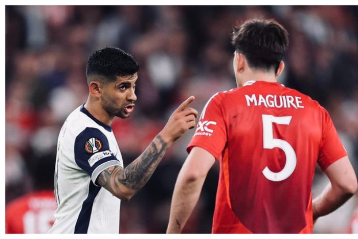 Maguire and Romero clash during celebration