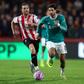 Liverpool vs Brentford in Premier League action