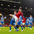 Brighton vs Manchester United in Premier League action