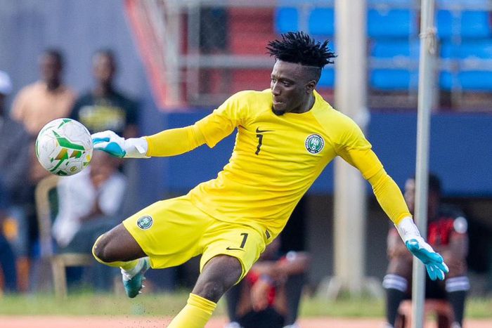 Super Eagles goalkeeper Adebayo Adeleye