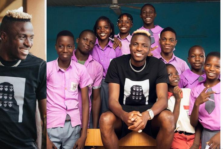 It is no secret that Osimhen was born in Olusosun, a small community around Oregun, and his return put smiles on the faces of several members of the community.