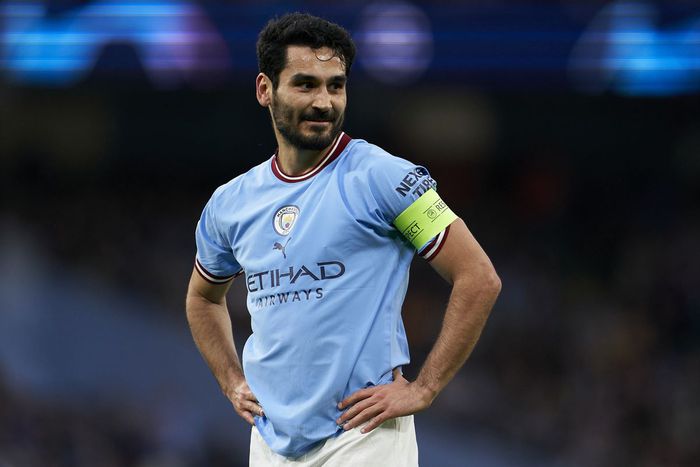 Ilkay Gundogan of Manchester City.