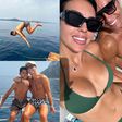 In Sardinia, Ronaldo relaxed on his yacht with his family as he celebrated setting yet another record.