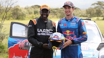 President Ruto explains first experience in a rally car