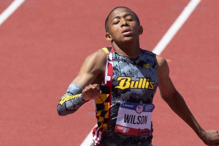 Quincy Wilson: American youngster reacts after setting Under-18 world 400m record