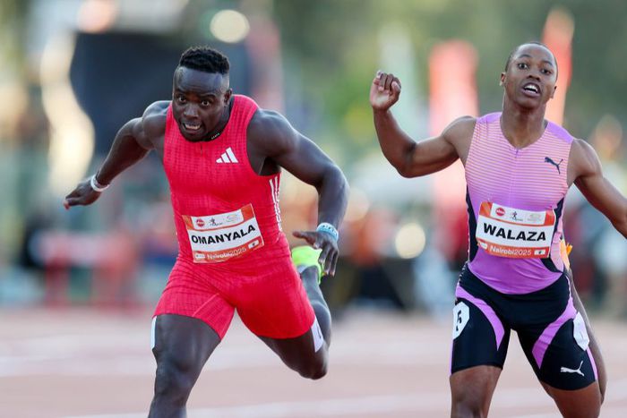 Ferdinand Omanyala and Bayanda Walaza