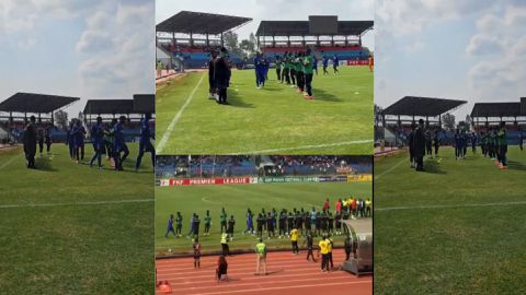 Mixed Reactions as Gor Mahia Mount Guard of Honour for Champions Kenya Police