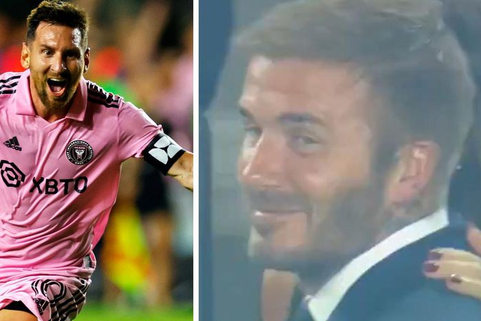 David Beckham emotional after Lionel Messi's winning goal for Inter Miami