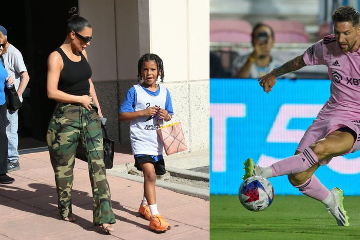 Kim Kardashian and Messi