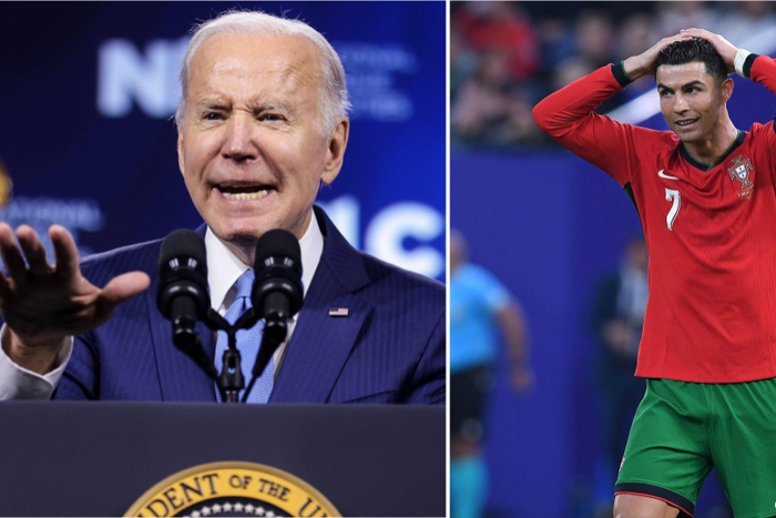 Cristiano Ronaldo told to learn from Joe Biden || Image credit: Imago