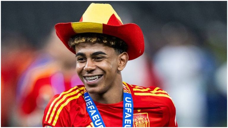 Barcelona wonderkid Lamine Yamal.