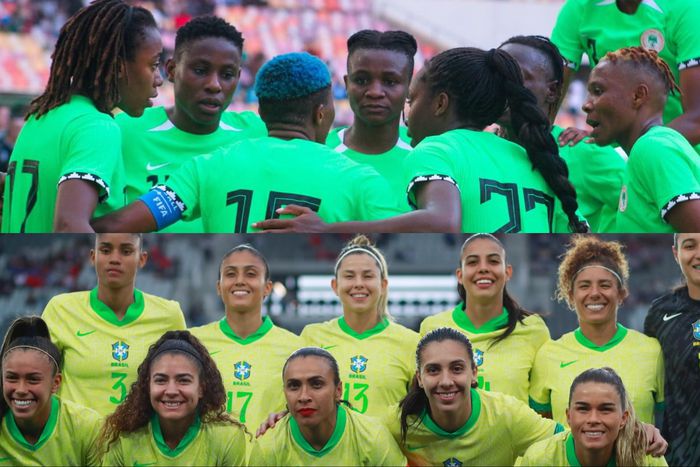 Time and where to watch the Super Falcons of Nigeria's 1st 2024 Olympics game against Brazil.