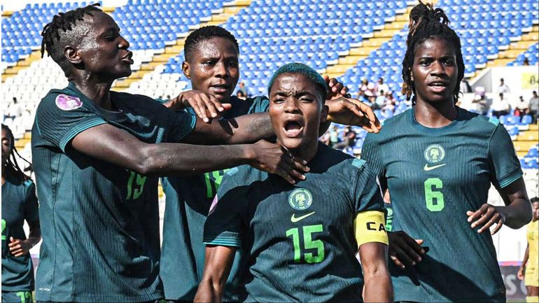 Michelle Alozie was the hero as the Super Falcons of Nigeria defeated the Banyana Banyana of South Africa to book a place in the WAFCON final.