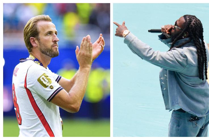 Harry Kane and Burna Boy link up in New York club