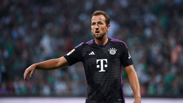 Harry Kane compares the pressure at Bayern Munich to Tottenham.