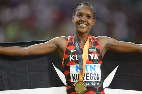 Faith Kipyegon wins Kenya's first Gold in Budapest