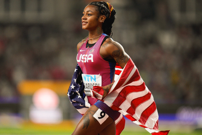 Sha'Carri Richardson reflects on winning the 100m world title in Budapest