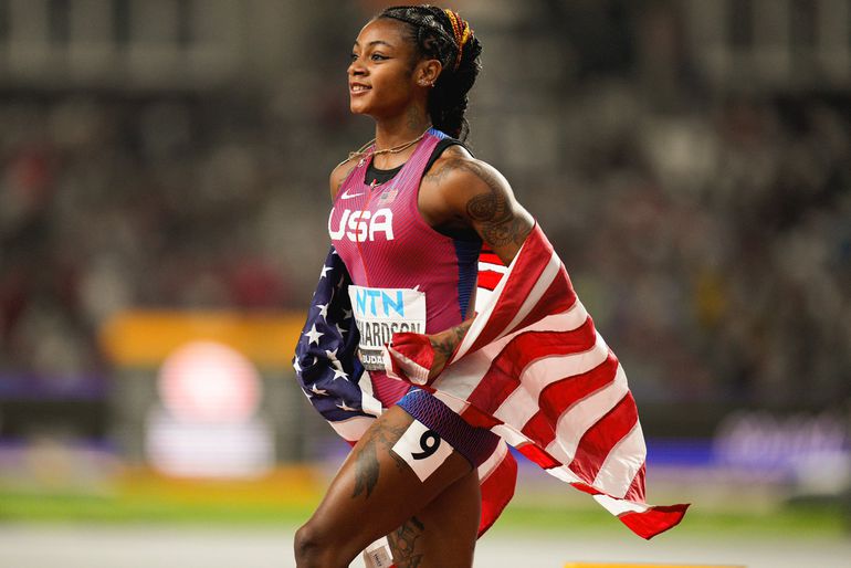Sha'Carri Richardson reflects on winning the 100m world title in Budapest