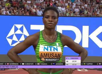 Tobi Amusan: World champion cruises into the semis in Budapest