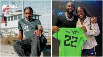 No give am belle o — Nigerians warn Super Falcons' Michelle Alozie to be 'careful' with Davido