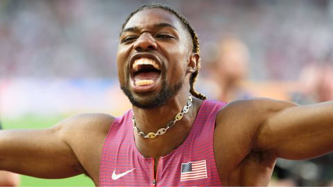 Noah Lyles eyeing Usain Bolt's legacy with double sprint triumph