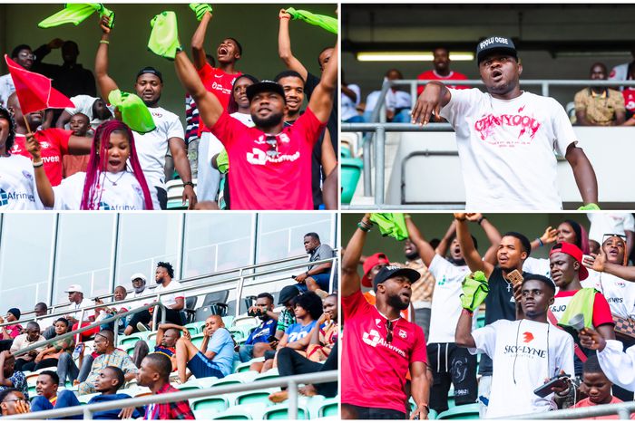 Rangers fans in Uyo.