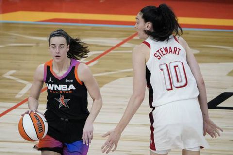 Caitlin Clark during the WNBA All Star game | Imago